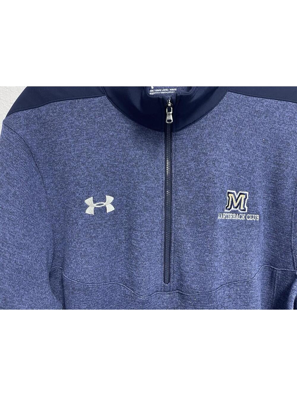 Under Armour Montana State Bobcats QB Club Q Zip Size Large - Picture 2 of 5